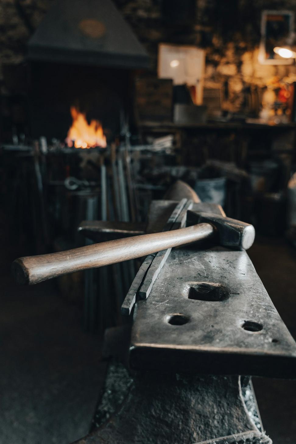 The forge at work
